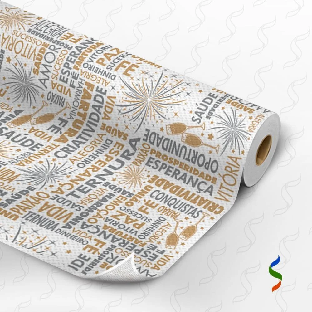 TNT ESTAMPADO 1,40M 40G ANO NOVO SUPPER (RL-25MTS)