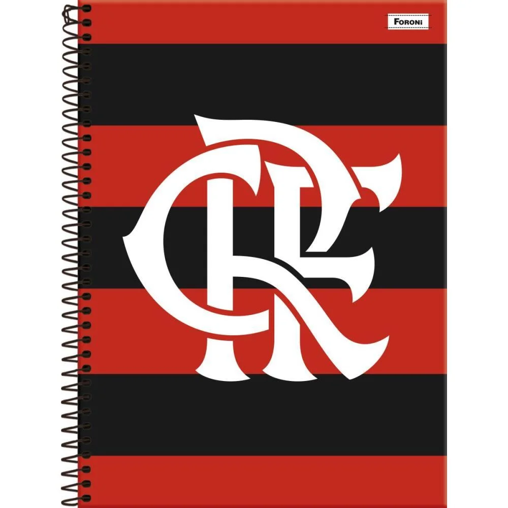 CADERNO 01X1 CAPA DURA FLAMENGO  80F FORONI (PCT.C/04)