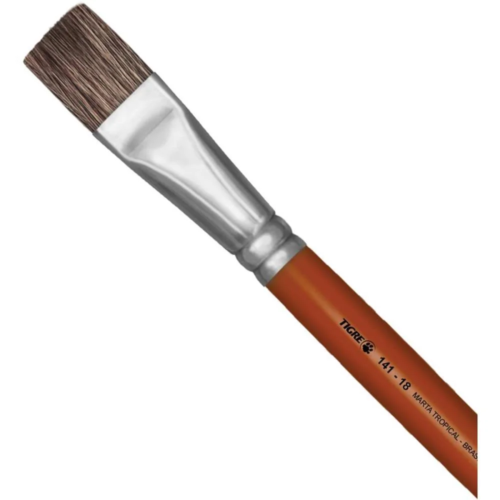 PINCEL ARTESANAL CHATO 141 N.18 MARTA TROPICAL PINCEIS TIGRE (CT.C/06)