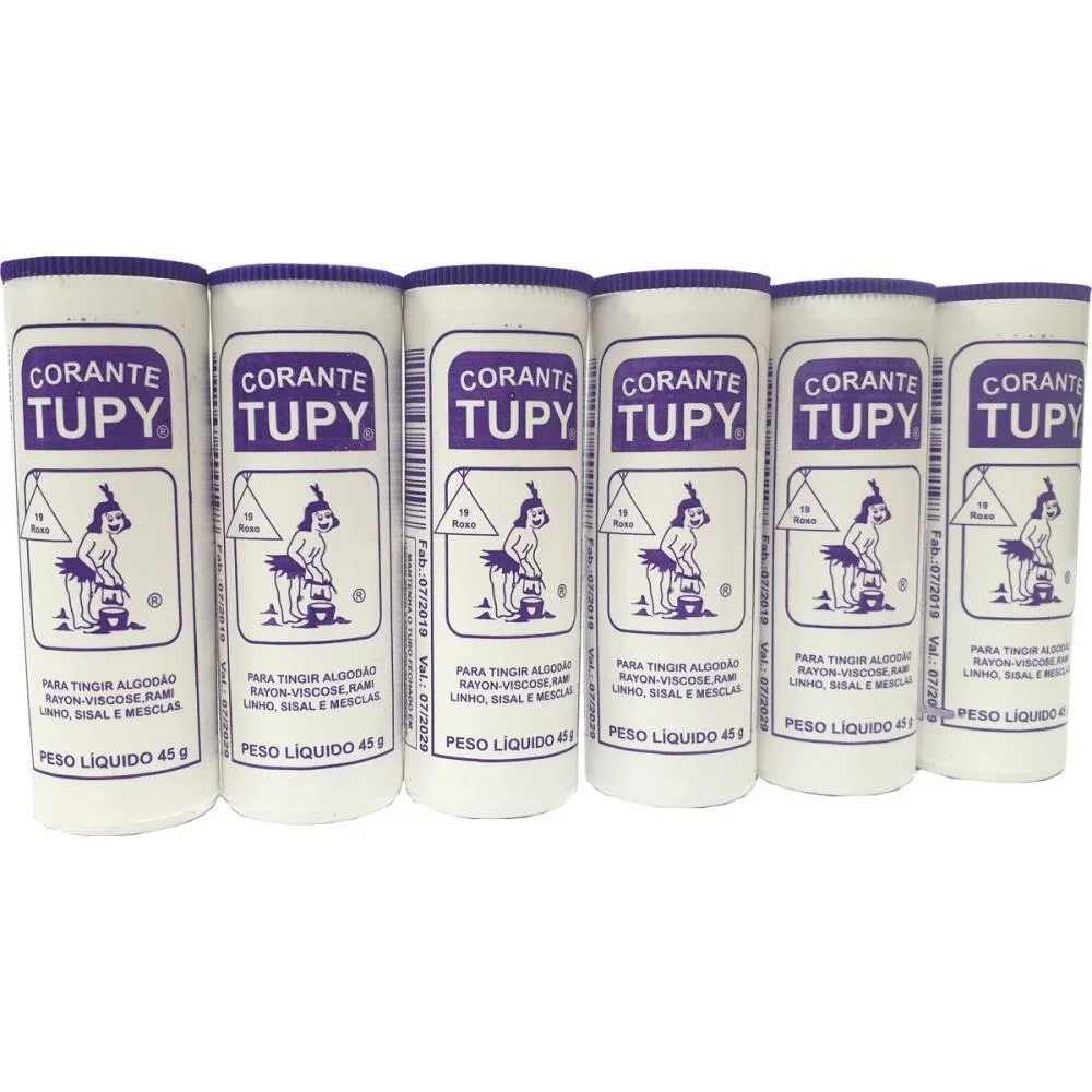 CORANTE EM PO ROXO TUPY ALGODAO CORANTES TUPY (PCT.C/06)