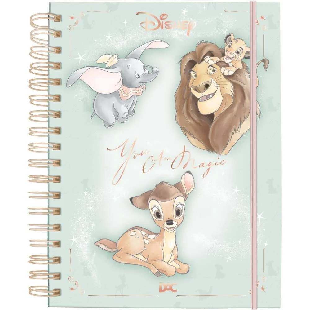 CADERNO 01X1 CAPA DURA DISNEY CLASSICS SMART UNIV C/E DAC (UNIDADE)