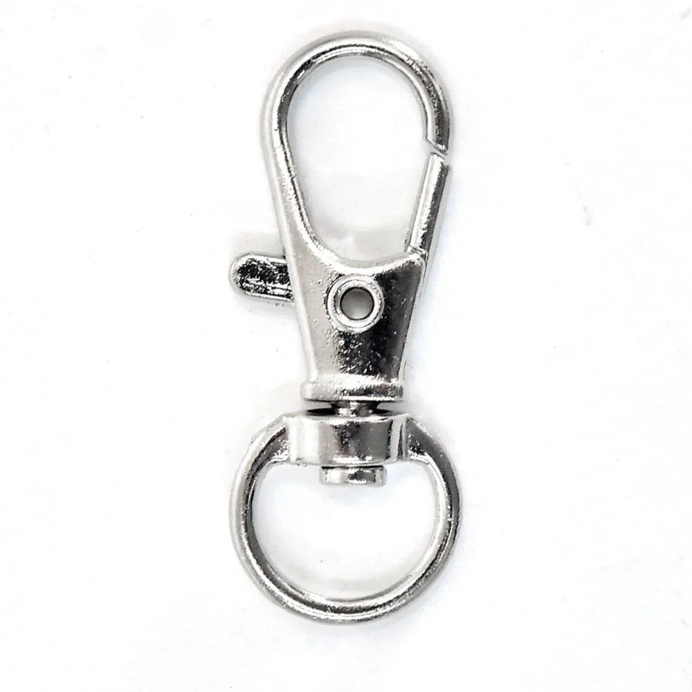 ARTESANATO MOSQUETAO 32MM NIQUELADO KIT (PCT.C/10)