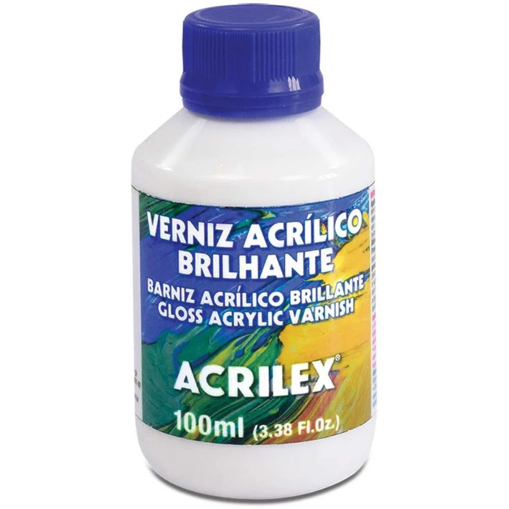 PRODUTO PARA ARTESANATO VERNIZ ACRILICO BRILHANTE 100M ACRILEX (PCT.C/06)