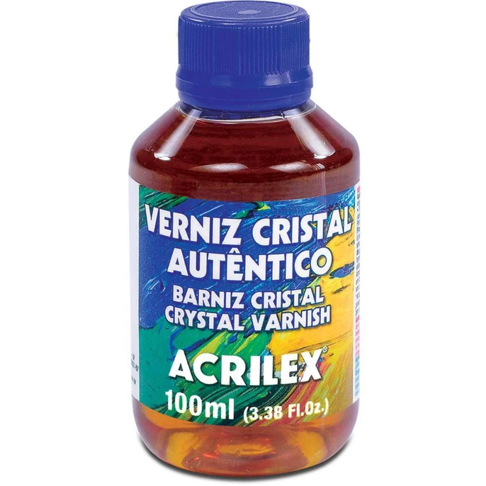 PRODUTO PARA ARTESANATO VERNIZ CRISTAL 100ML ACRILEX (PCT.C/06)