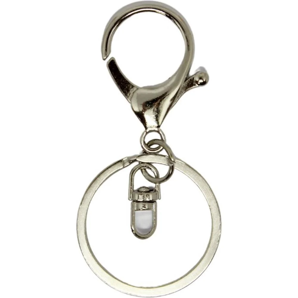 AVIAMENTO FECHO LAGOSTA C/ARGOLA NIQUELA KIT (PCT.C/10)