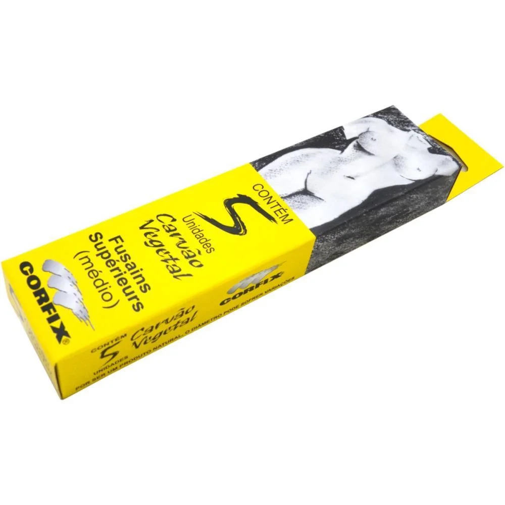 CARVAO PARA DESENHO VEGETAL FUSAIN MEDIO CORFIX (BL.C/05)