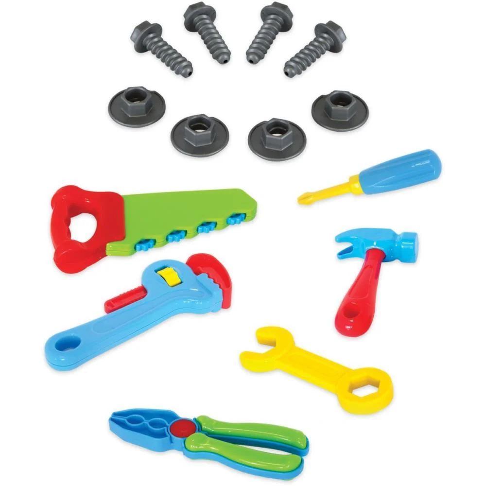 BRINCANDO DE PROFISSOES SUPER FERRAMENTAS 14PCS MARAL 