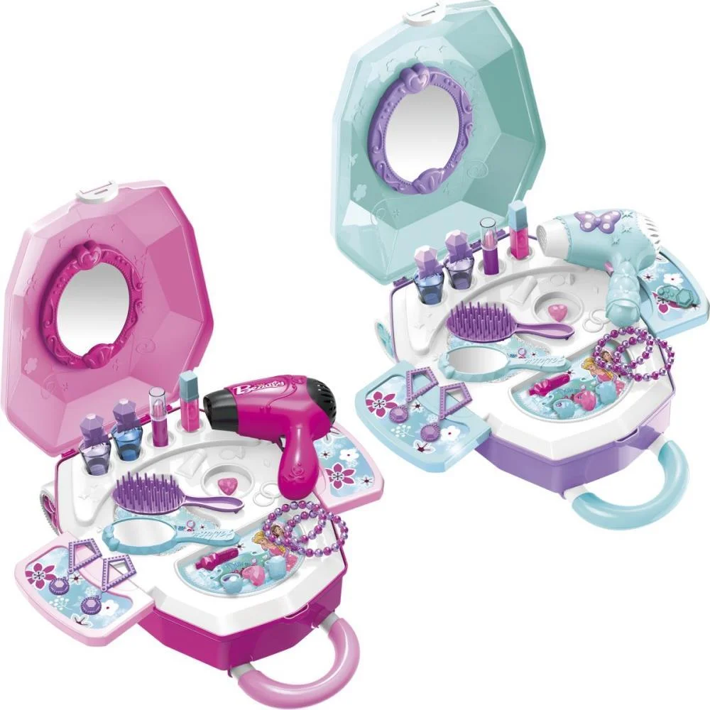 BRINCANDO DE PROFISSOES MALETA DIA DA BELEZA 2EM1 (S) DM TOYS 