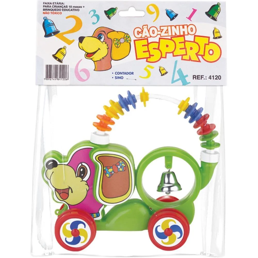 BRINQUEDO PARA BEBÊ CAOZINHO ESPERTO MONTE LIBANO 