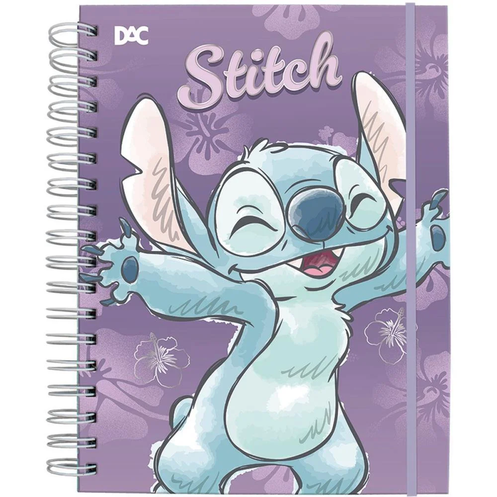 CADERNO 01X1 CAPA DURA STITCH SMART UNIV.C/ELAS.80FLS DAC (UNIDADE)