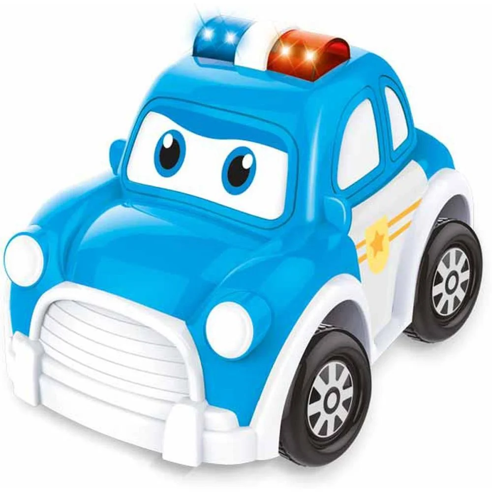 BRINQUEDO PARA BEBÊ CARRO DE POLICIA C/LUZ E SOM CARDOSO TOYS 