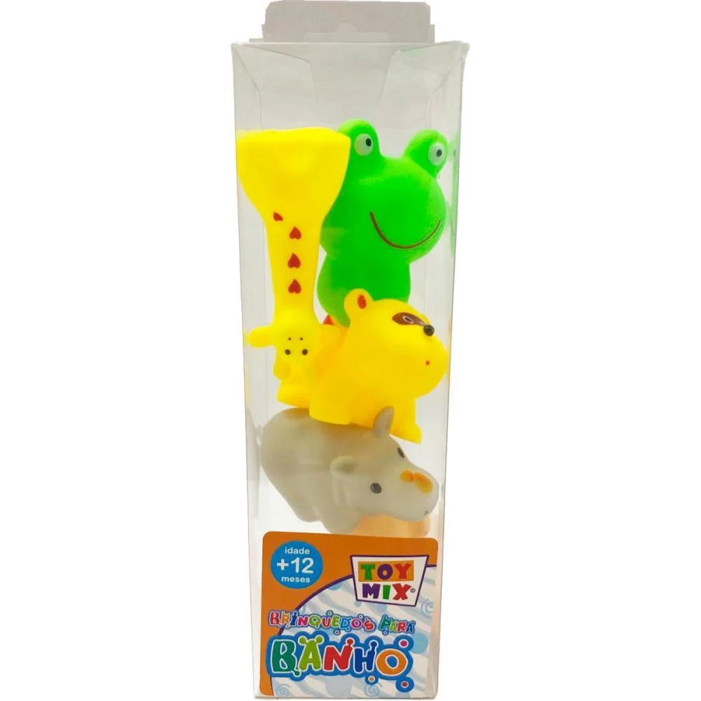 BRINQUEDO PARA BEBÊ PARA BANHO 5PCS (S) TOY MIX 