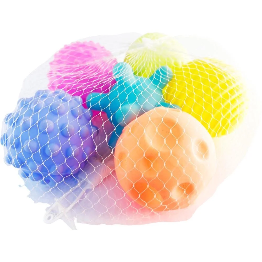 BRINQUEDO PARA BEBÊ PARA BANHO ESFERAS 6PCS (S) TOY MIX 