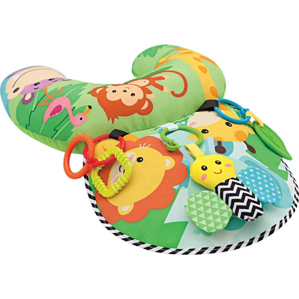 BRINQUEDO PARA BEBÊ ALMOFADA ATIVIDADES COM MORDEDOR BUBA 