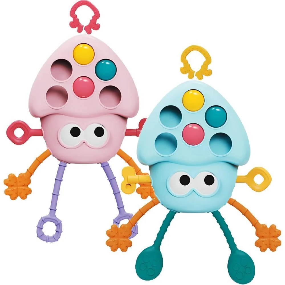 MORDEDOR E CHOCALHO CHOCALHO INTERATIVO POLVO (S) TOY MIX 