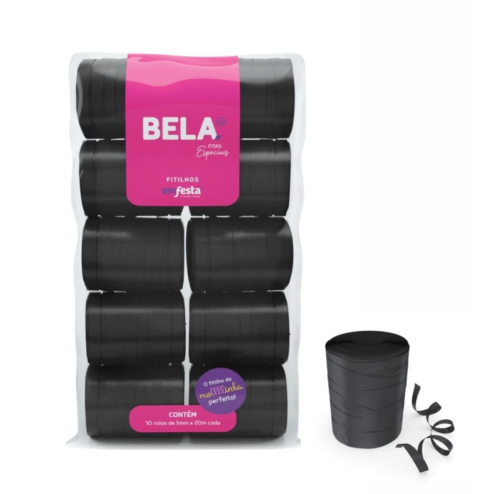 FITILHO 5MMX50M PRETO EMFESTA (PCT.C/10)