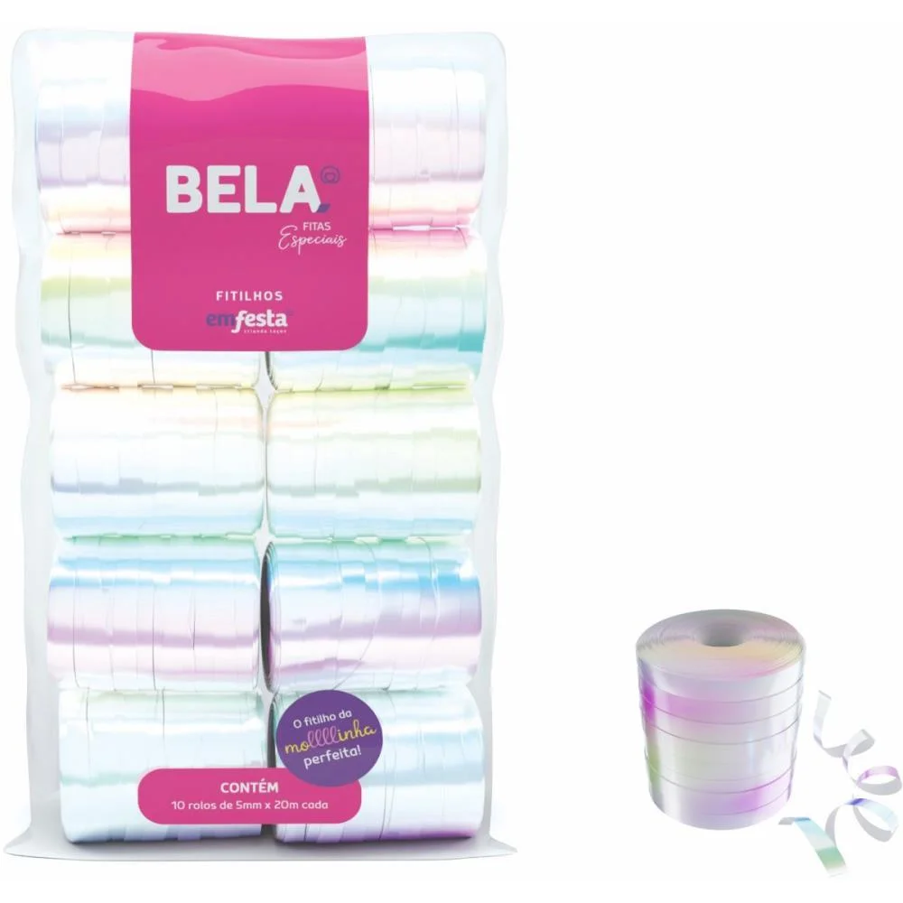 FITILHO 5MMX20M NACARADO BRANCO EMFESTA (PCT.C/10)