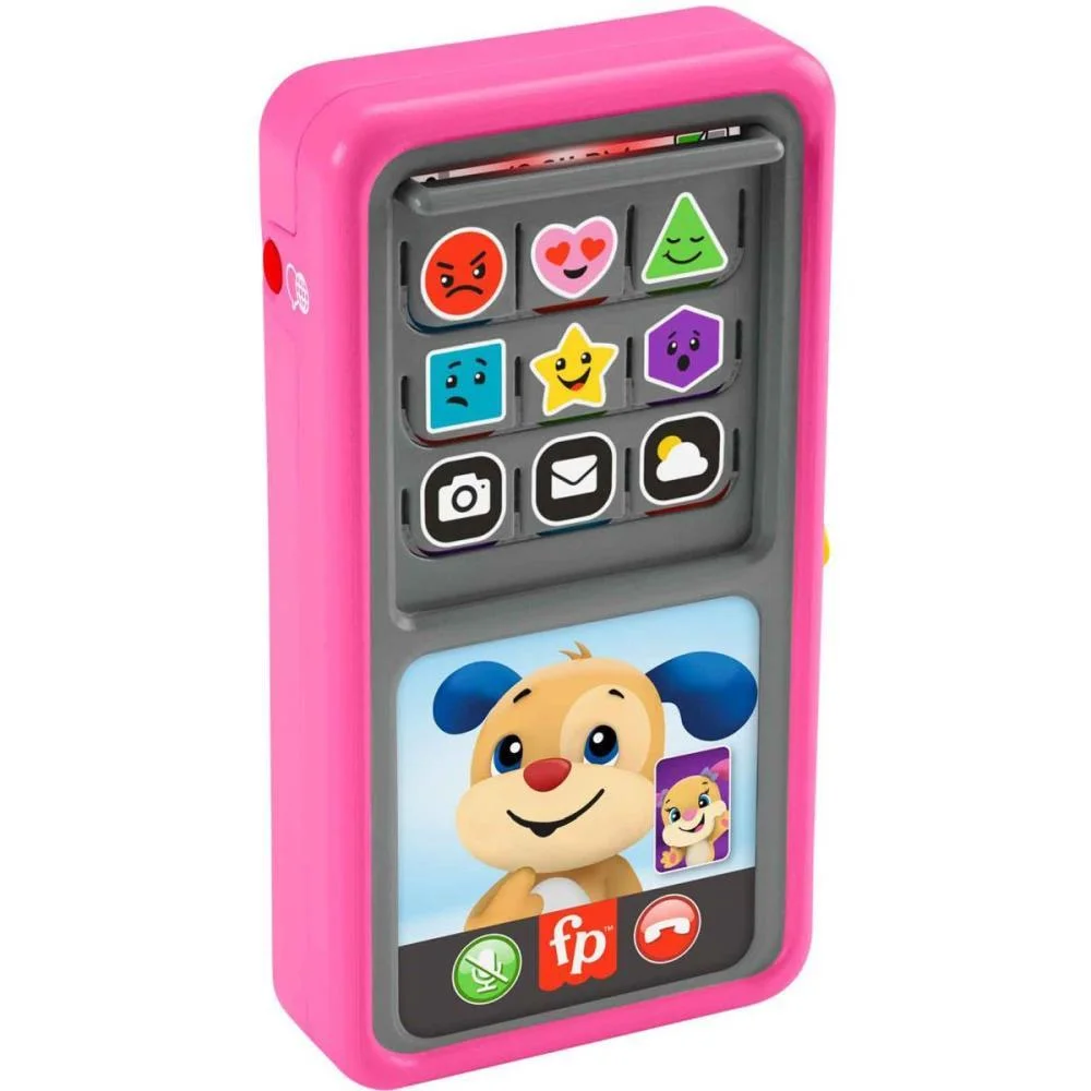FISHER-PRICE APRENDER BRINCAR SMARTPHONE 2 EM 1 DELUXE ROSA MATTEL 