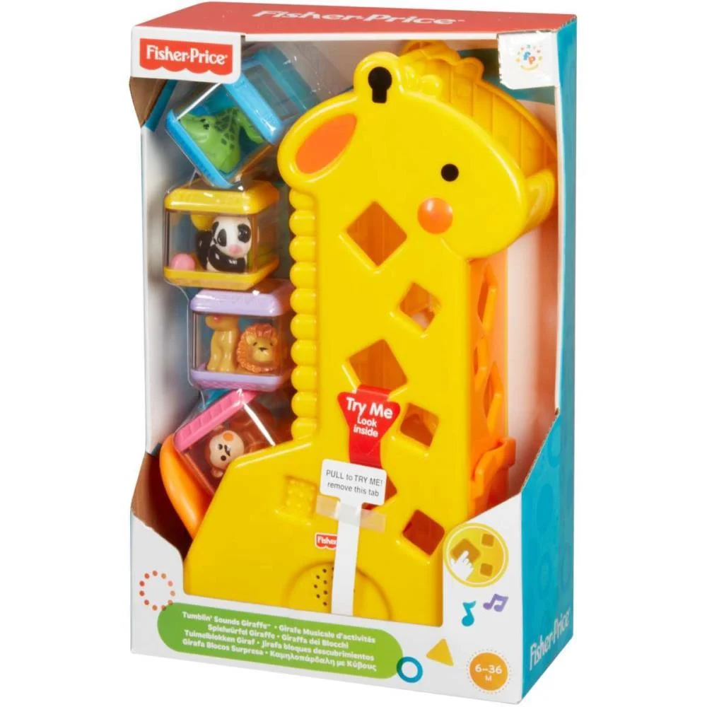 FISHER-PRICE INFANT GIRAFA COM BLOCOS MATTEL 