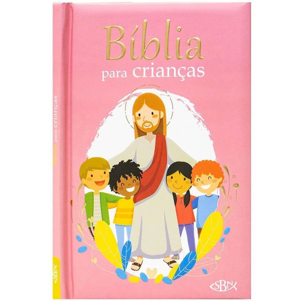 LIVRO INFANTIL ILUSTRADO BIBLIA INFANTIL CD ROSA 112PG TODOLIVRO 