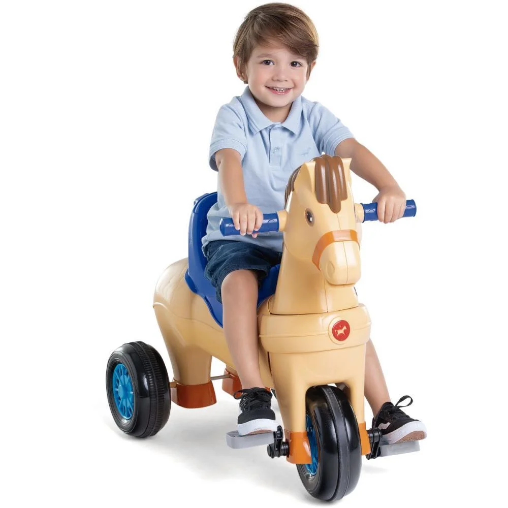 VEICULO PARA BEBE POTO CALESITA 2EM1 AZUL C/SOM CALESITA 