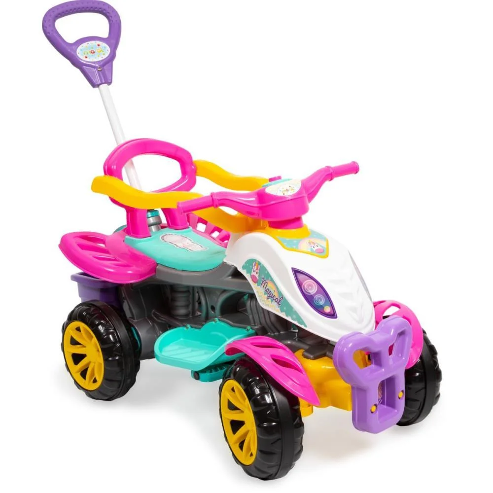 VEICULO PARA BEBE QUADRICICLO MENINA C/SOM 30KG MARAL 