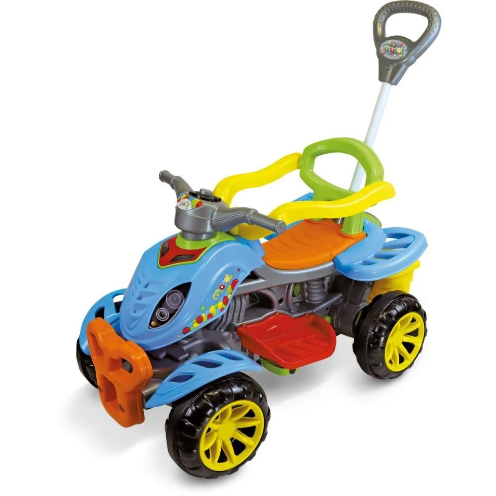 VEICULO PARA BEBE QUADRICICLO COLORIDO C/SOM 30K MARAL 