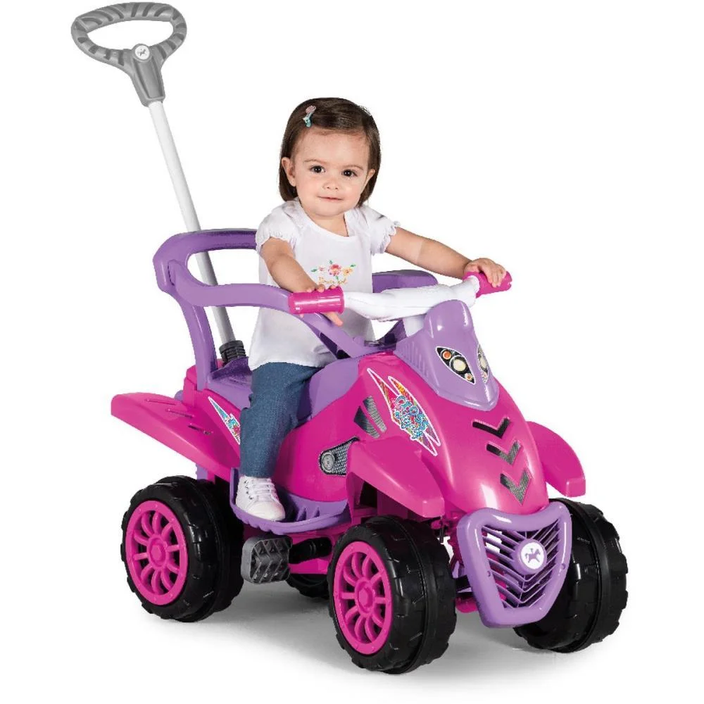 VEICULO PARA BEBE CROSS LEGACY PINK 2EM1 C/SOM/C CALESITA 