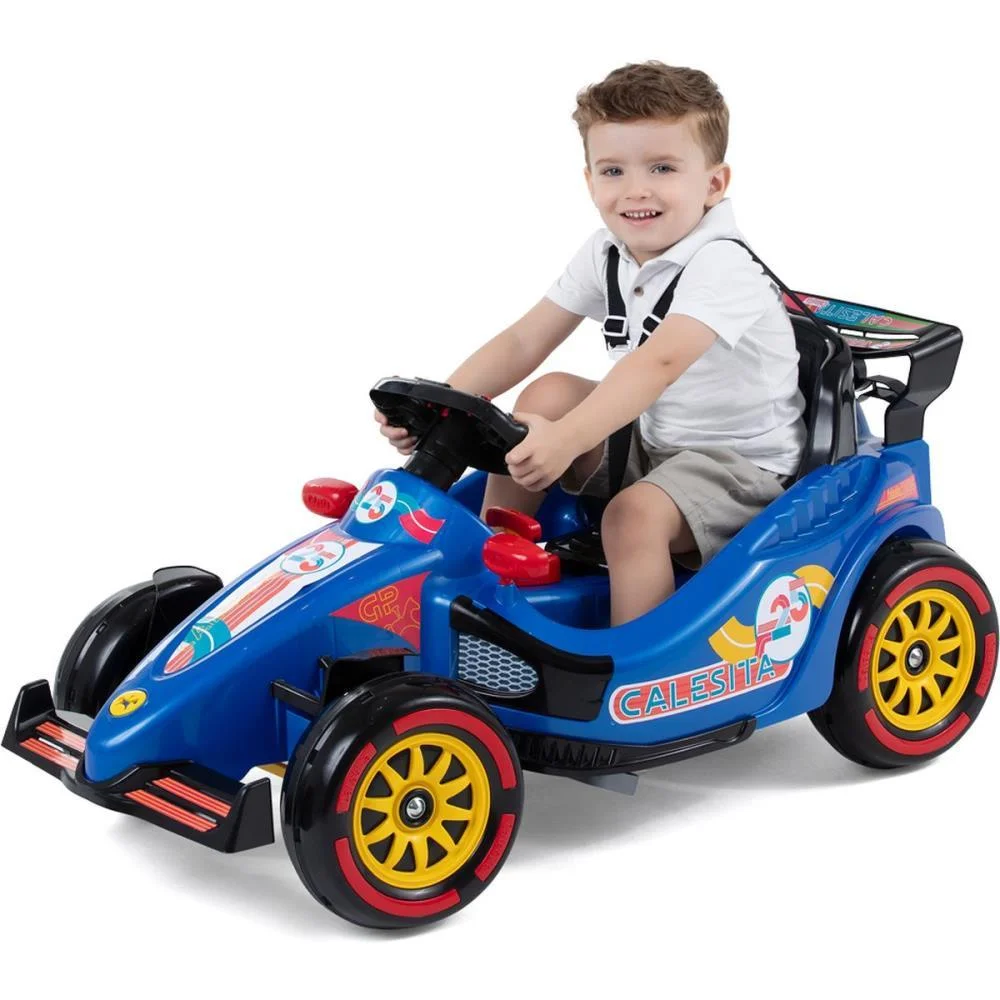 VEICULO PARA BEBE F25 AZUL C/SOM 30KG CALESITA 