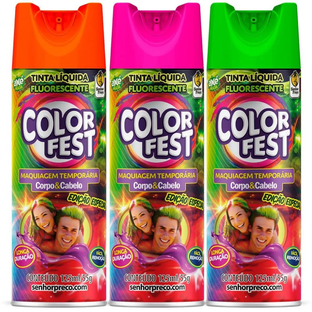 PINTA CABELO 125ML COLOR FEST (S) SENHOR PRECO (CX.C/24)