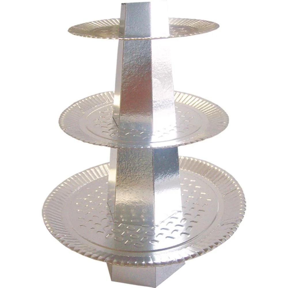 ARTIGO PARA FESTA BALEIRO LAMINADO PRATA 36CM FESTCOLOR (PCT.C/05)