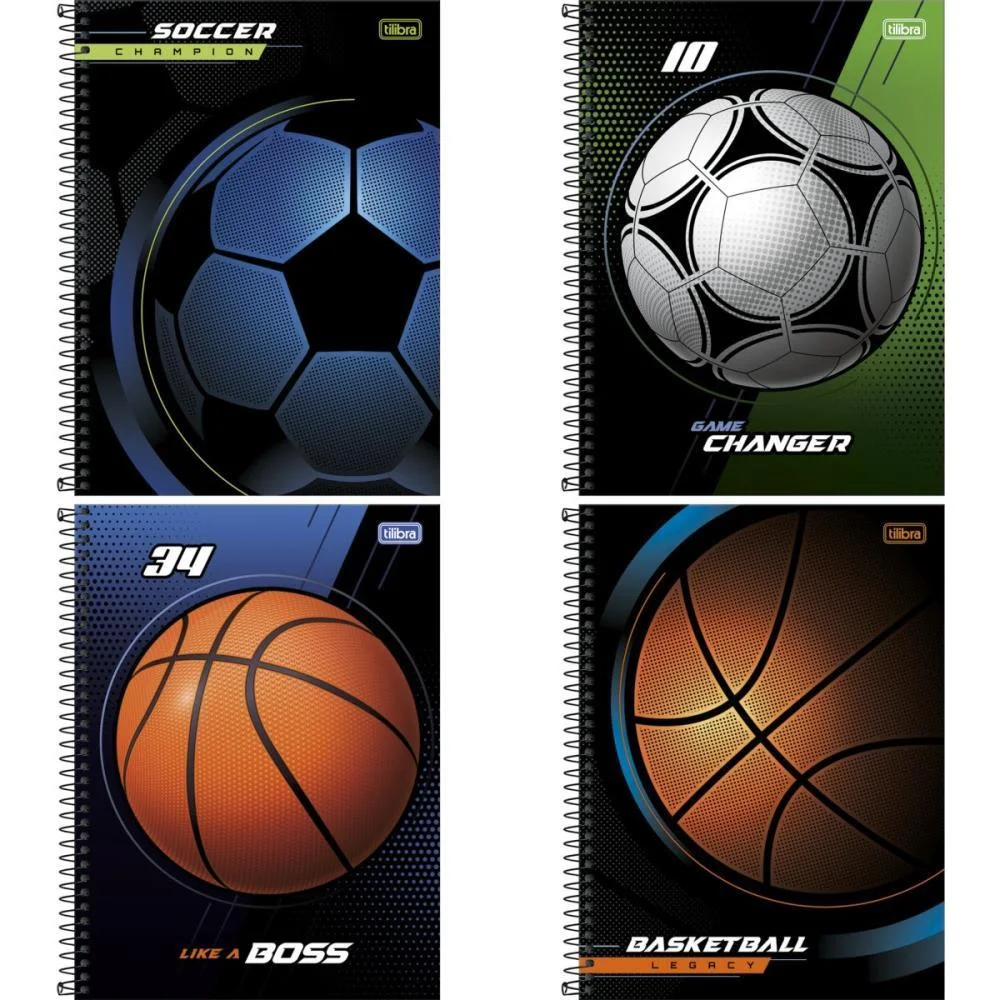 CADERNO 01X1 CAPA DURA SCORE 80FLS CONNECT TILIBRA (PCT.C/04)