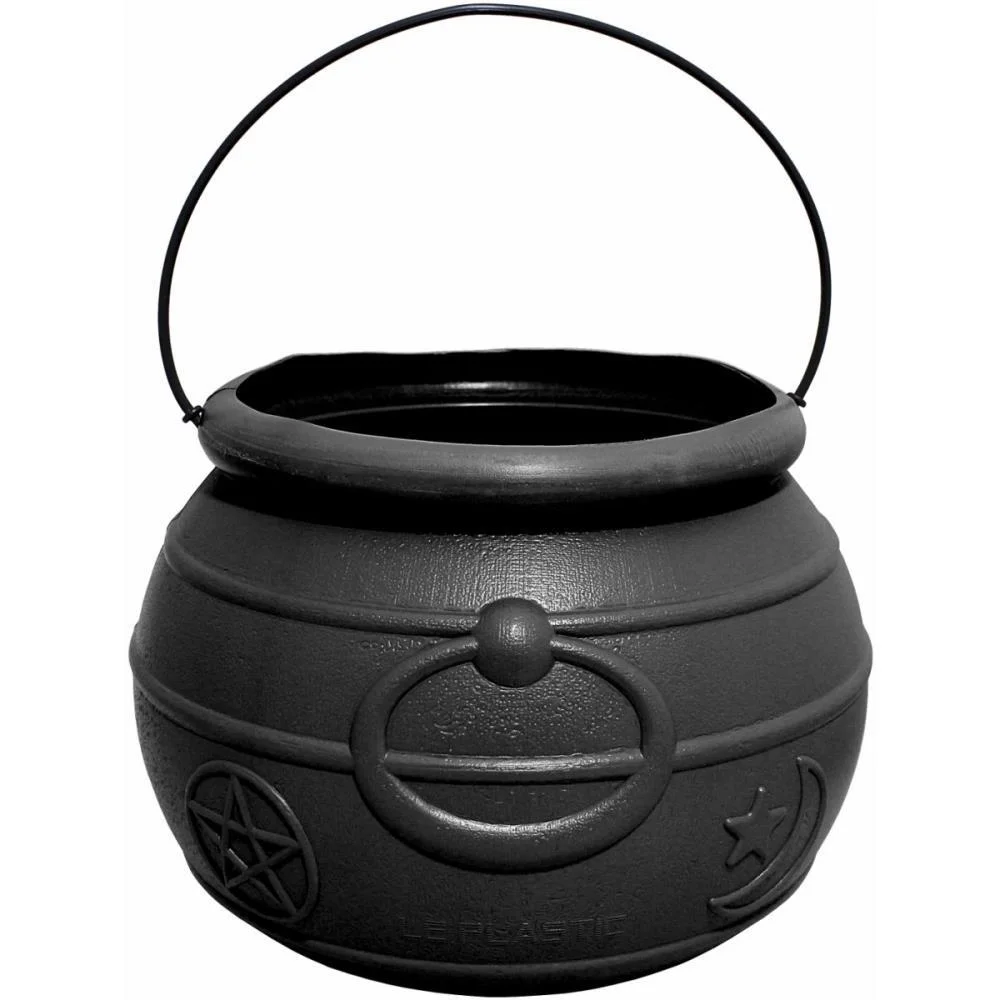 FANTASIA ACESSORIO HALLOWEEN CALDEIRAO 18,5CM (S) LEPLASTIC (UNIDADE)