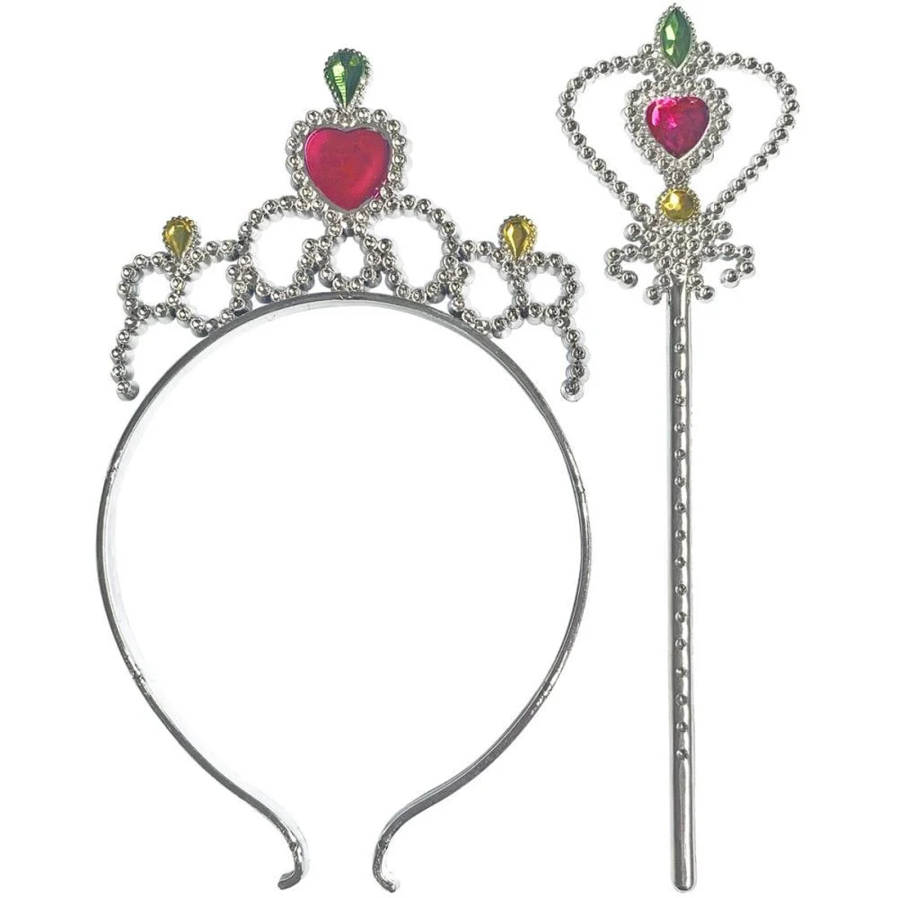 FANTASIA ACESSORIO TIARA COROA E VARINHA LOVE MAKE+ (UNIDADE)