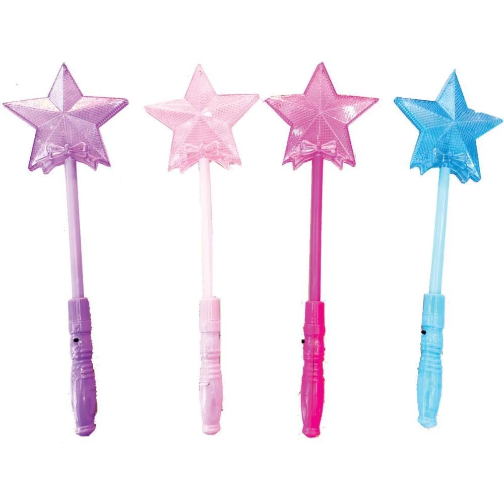 FANTASIA ACESSORIO VARINHA MAGICA ESTRELA C/LUZ TOY MIX (UNIDADE)