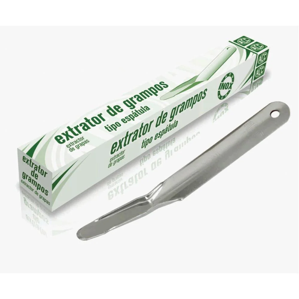 EXTRATOR DE GRAMPOS ESPATULA ACO INOX ACC (PCT.C/10)