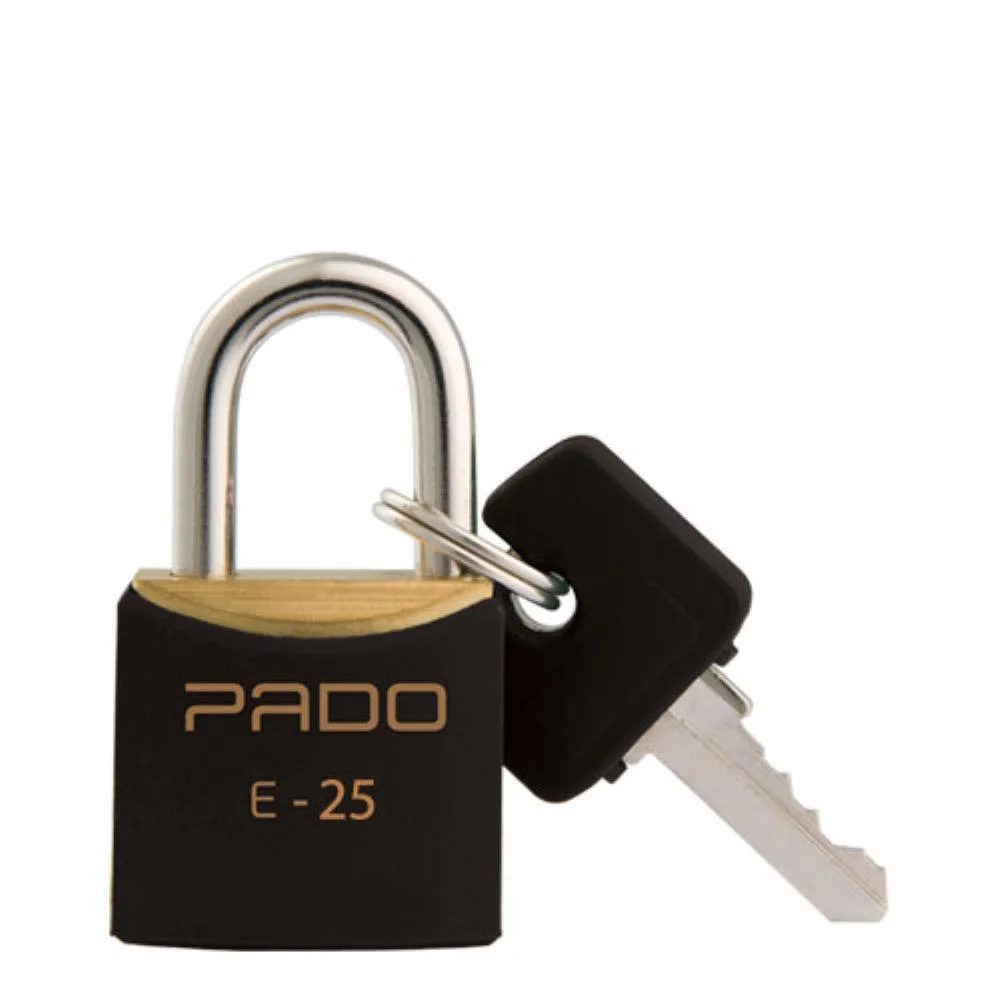 CADEADO CORES PRETO SM LT - 25MM PADO (UNIDADE)