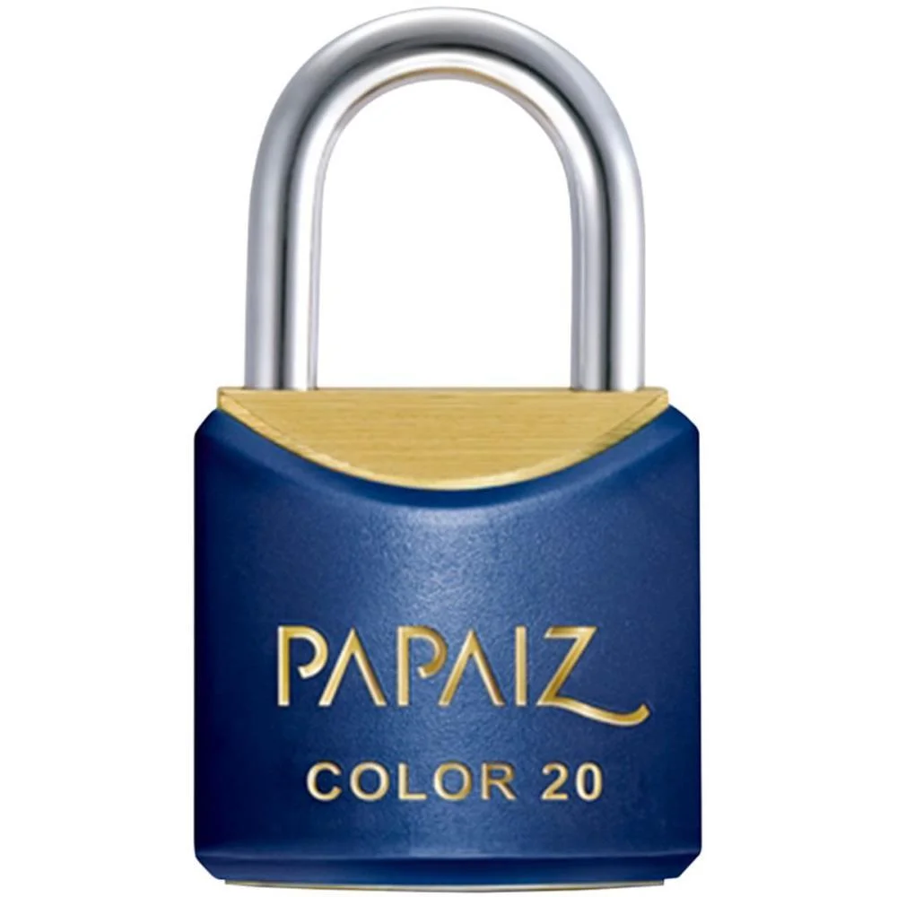 CADEADO CORES AZUL SM CR20 20MM PAPAIZ (UNIDADE)