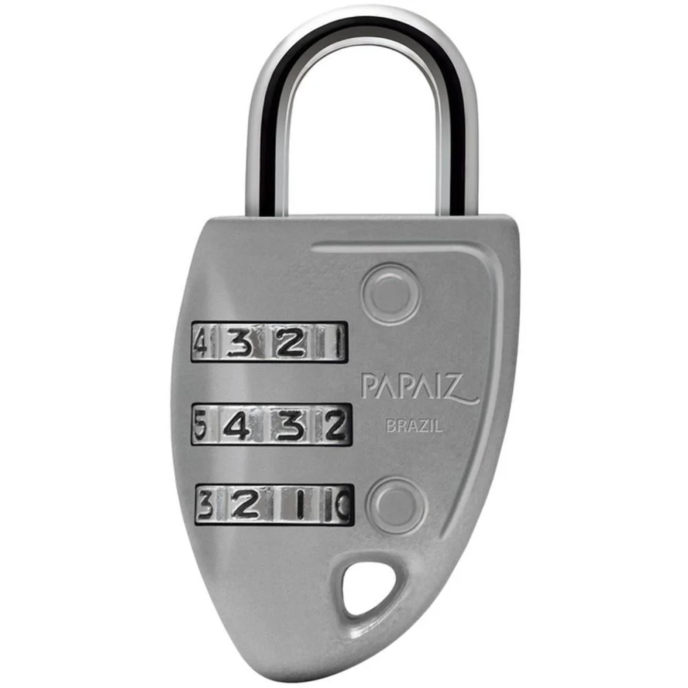 CADEADO SEGREDO CS23 PRATA PAPAIZ (UNIDADE)