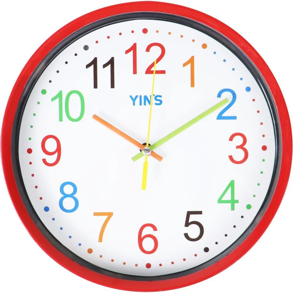 RELOGIO DE PAREDE REDONDO NUM.COLOR 21,1CM (S) TT BRASIL (UNIDADE)
