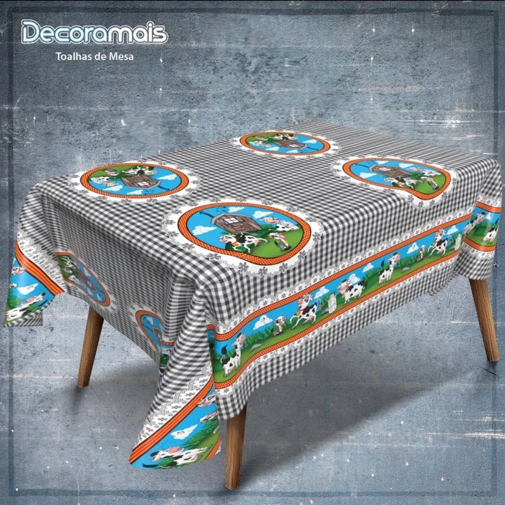 TOALHA TERMICA HAPPY FARM PRETO 1,40 X 30M. PLASTVINIL (ROLO)