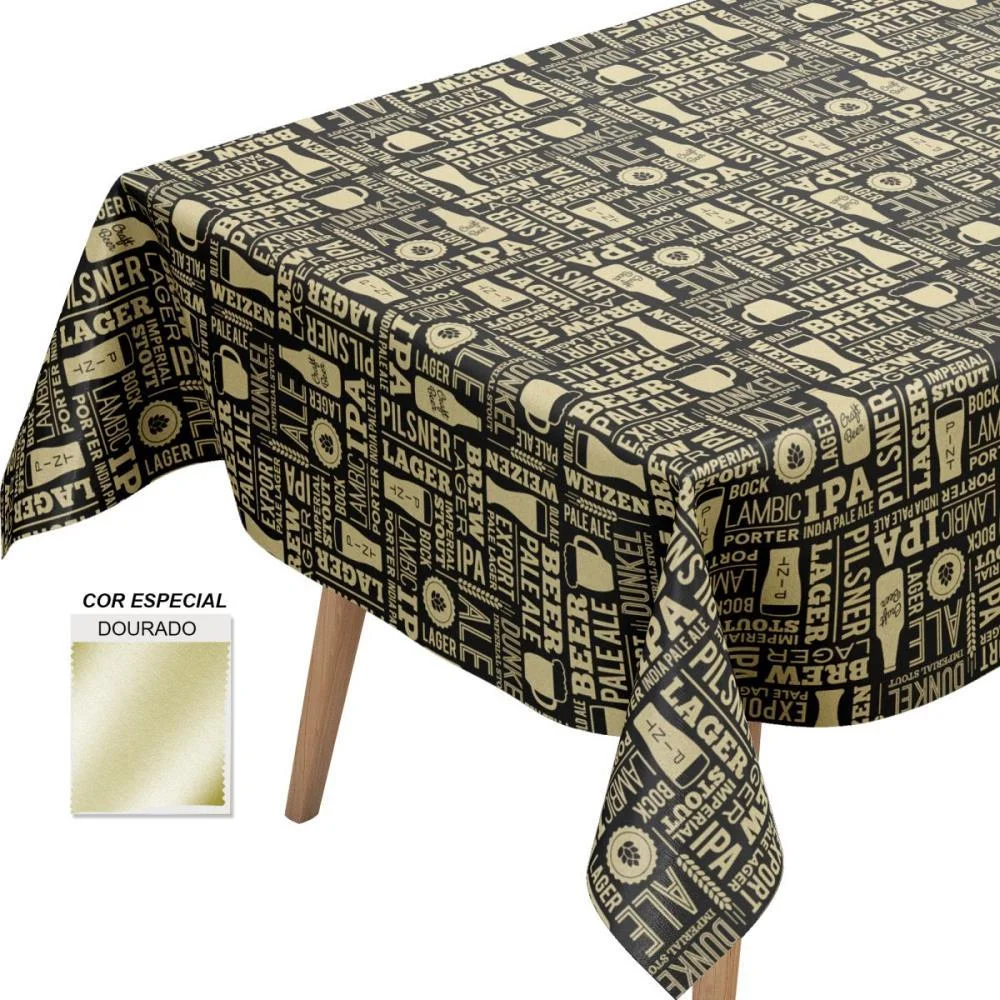 TOALHA TERMICA BEER DOURADA 1,40 X 30M. PLASTVINIL (ROLO)