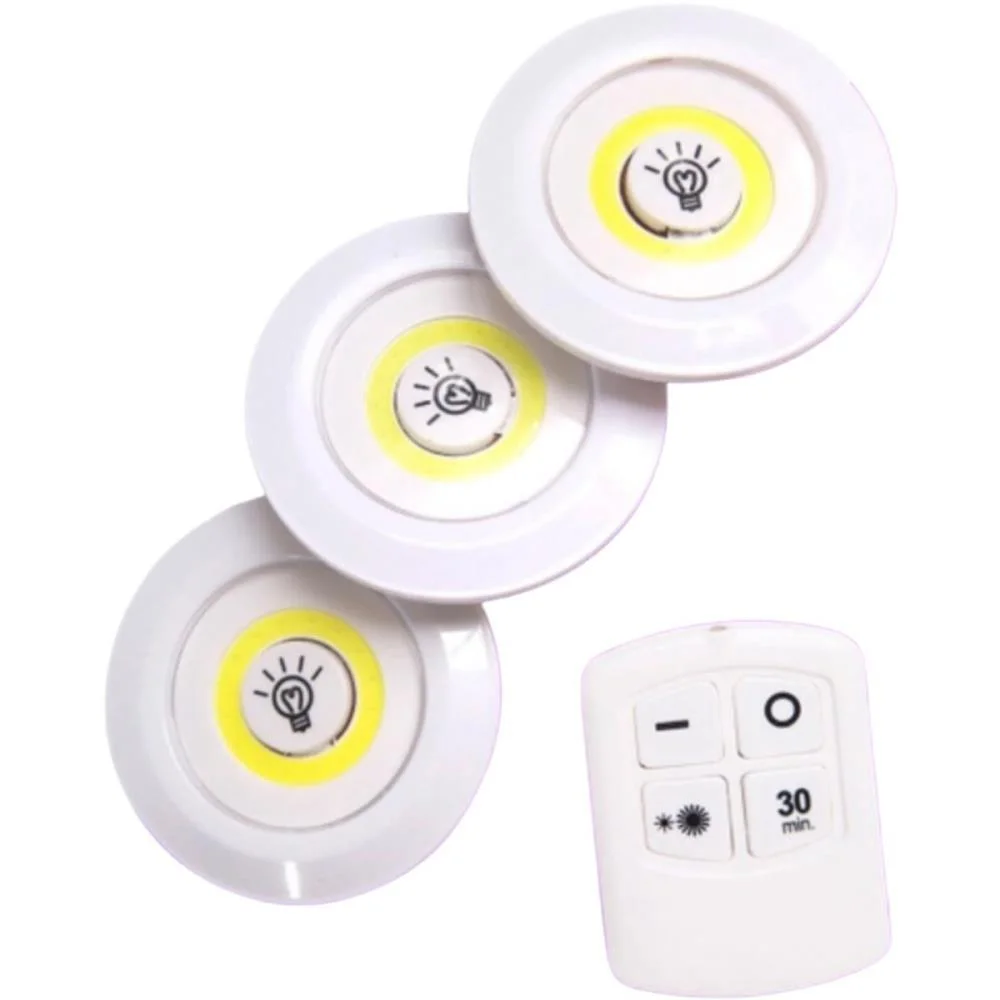 LUMINARIA LED KIT C/3LUMINARIAS LED S/FIO FLEX (UNIDADE)