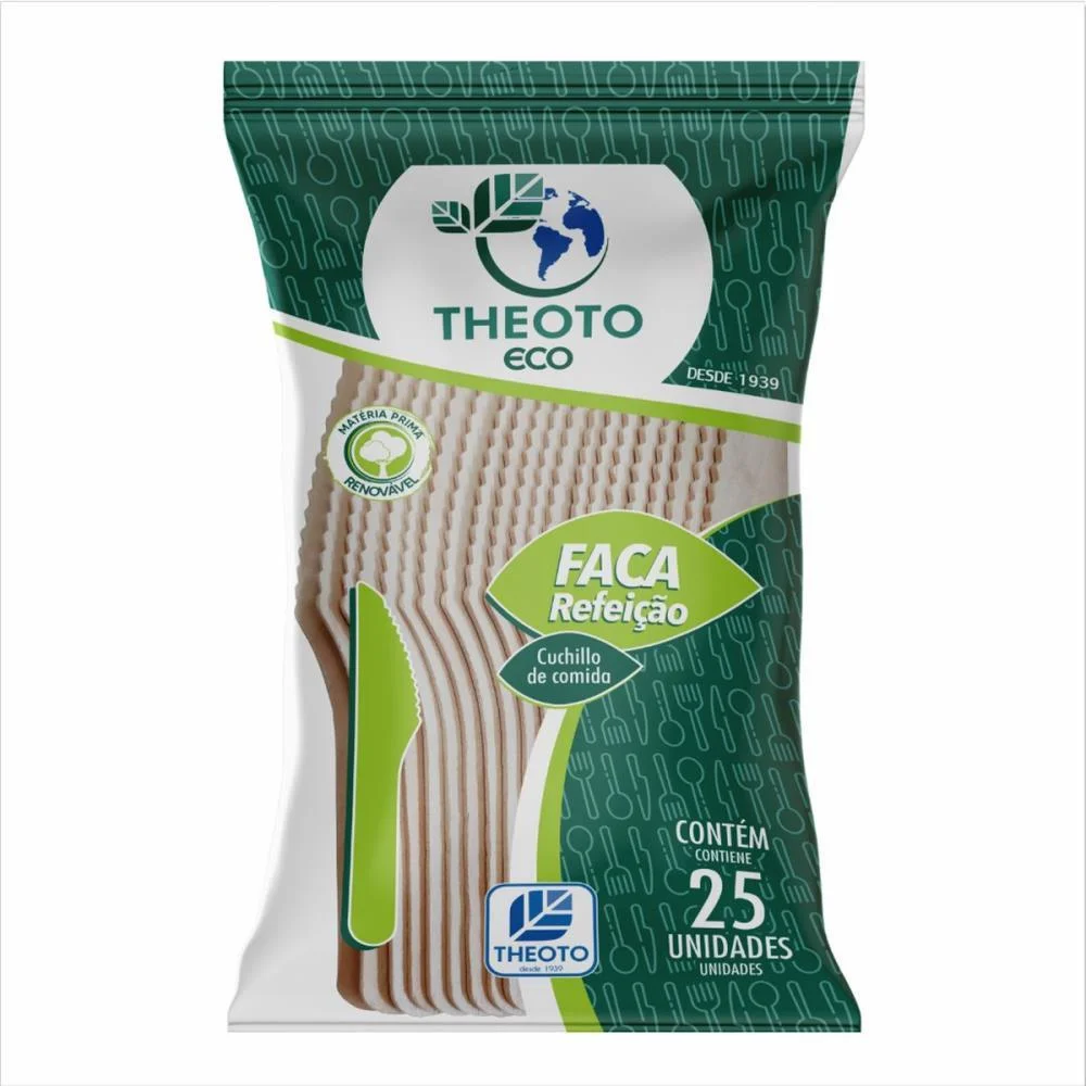 TALHER DESCARTAVEL FACA REFEIÇAO MADEIRA THEOTO (PCT.C/25)