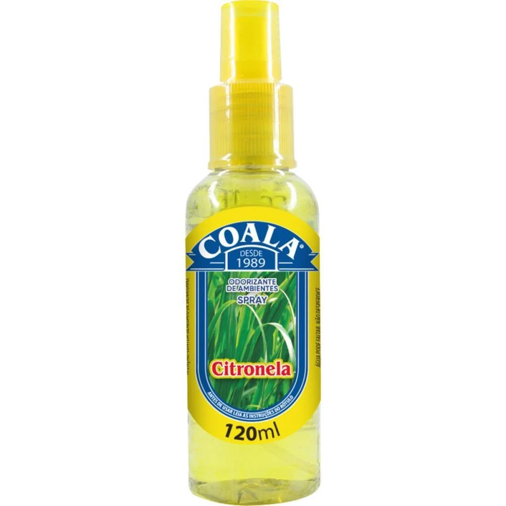 ODORIZADOR DE AMBIENTE COALA SPRAY CITRONELA 120ML COALA (UNIDADE)