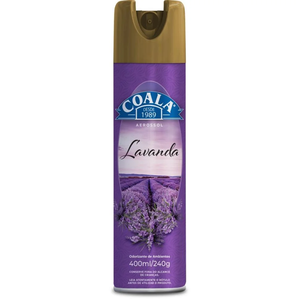 ODORIZADOR DE AMBIENTE COALA LAVANDA 400ML/240GR COALA (UNIDADE)