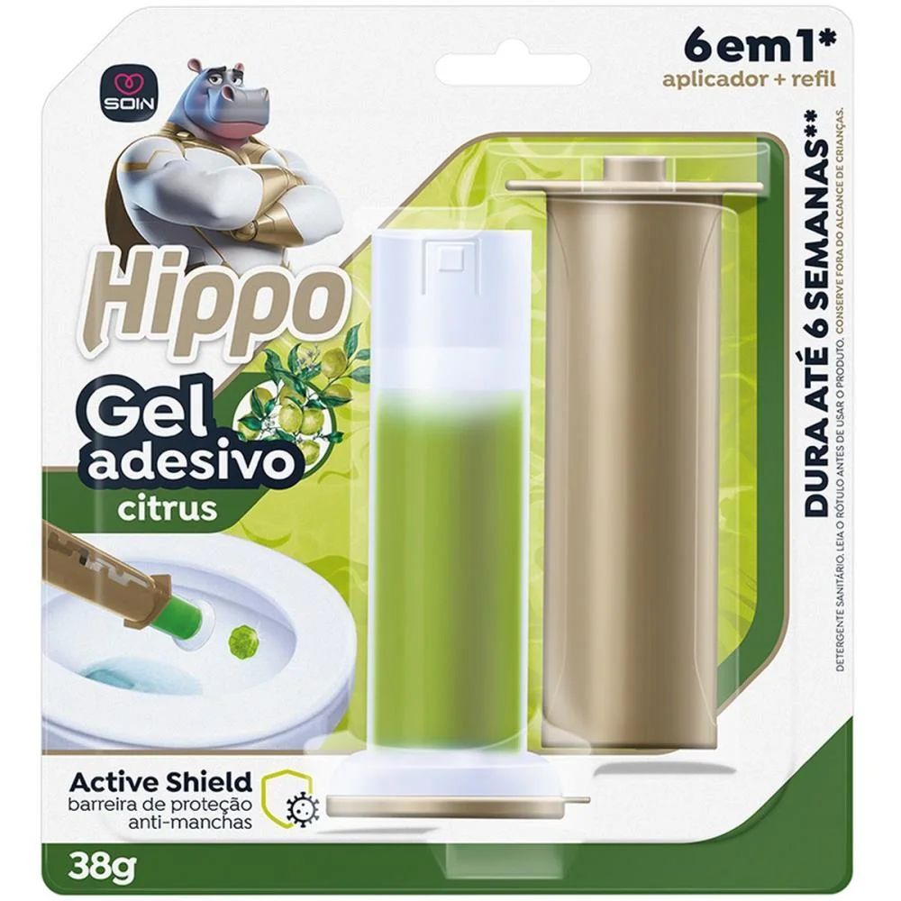 ODORIZADOR SANITARIO GEL SANIT. ADES.CITRUS C/APAR. SOIN (KIT)