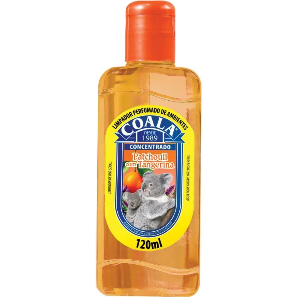 LIMPADOR PERFUMADO COALA PATCHOULI C/ TANGE.120ML COALA (PCT.C/03)