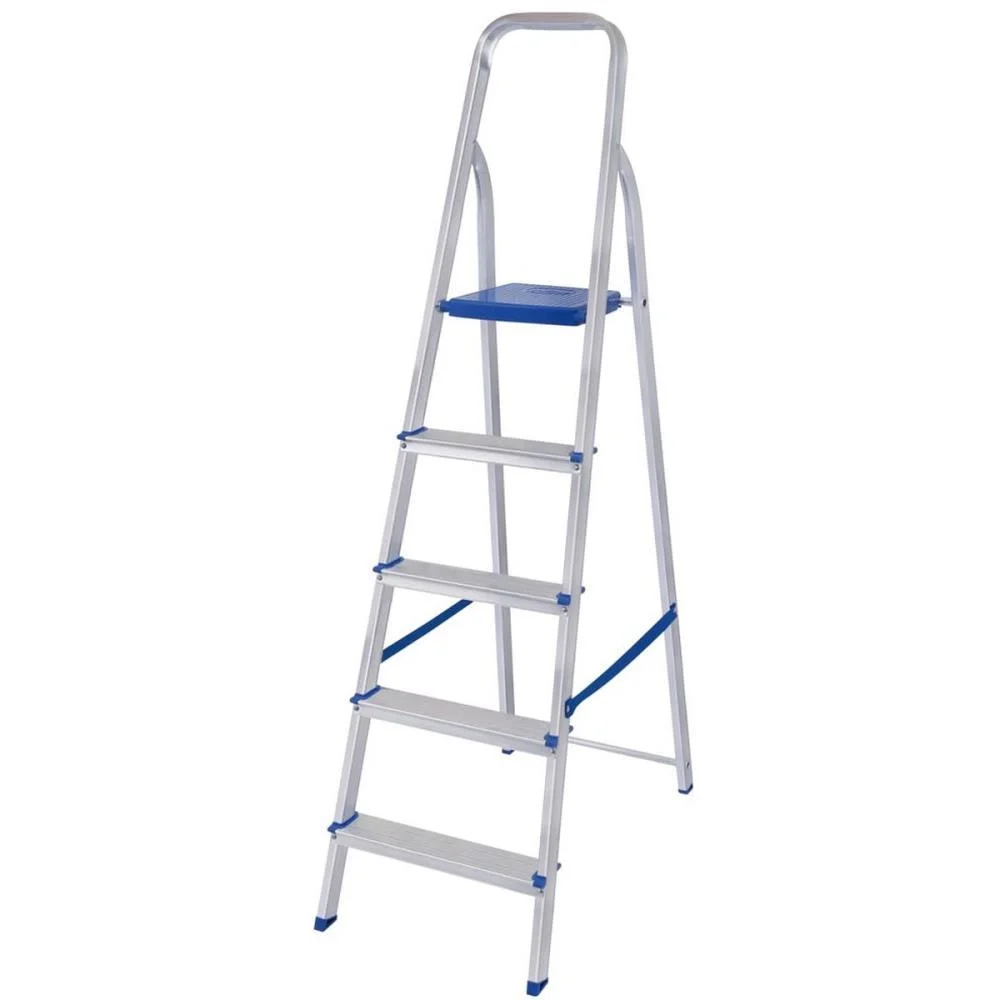 ESCADA DOMESTICA 5 DEGRAUS ALUMINIO 120KG MOR (UNIDADE)