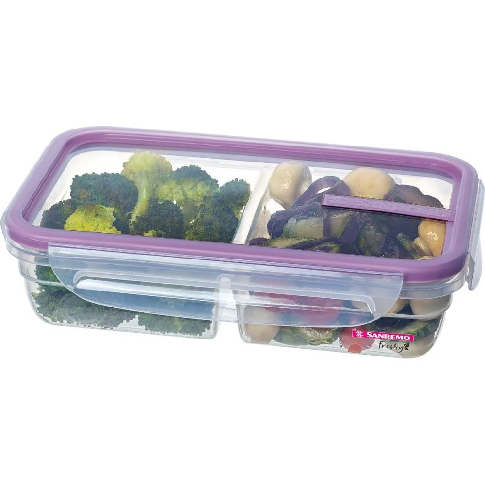 POTE PLASTICO COM TRAVAS FRESHY 730ML. RS SANREMO (UNIDADE)